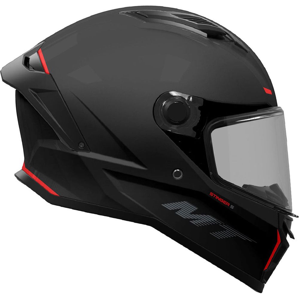 MT Stinger 2 A1 Full Face Helmet Matt Black (Image 4) - ThrottleChimp