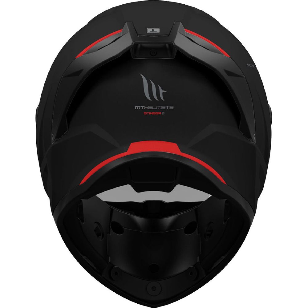 MT Stinger 2 Full Face Helmet Gloss Black With DD Ring (Image 5) - ThrottleChimp