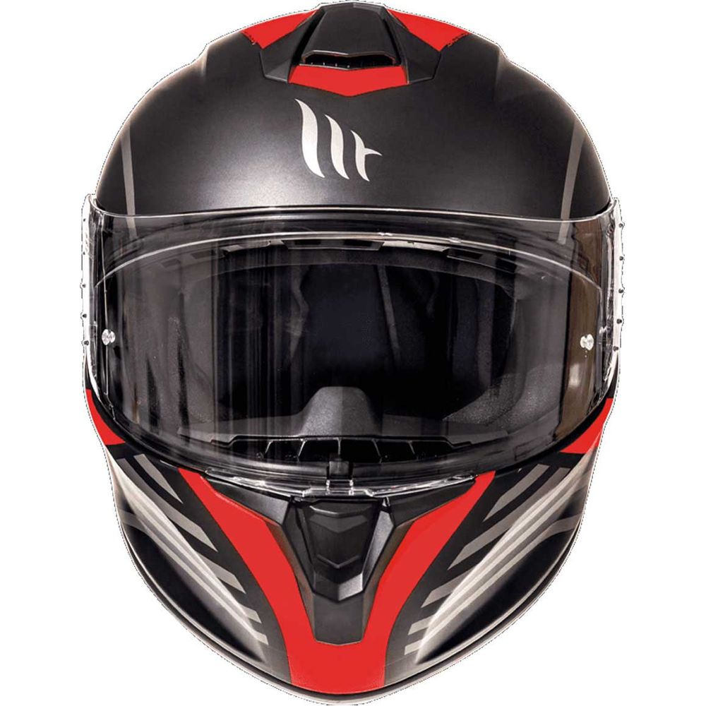 MT Targo Doppler Full Face Helmet Matt Black / Red FREE 1 YEAR Returns, FREE UK Delivery | ThrottleChimp