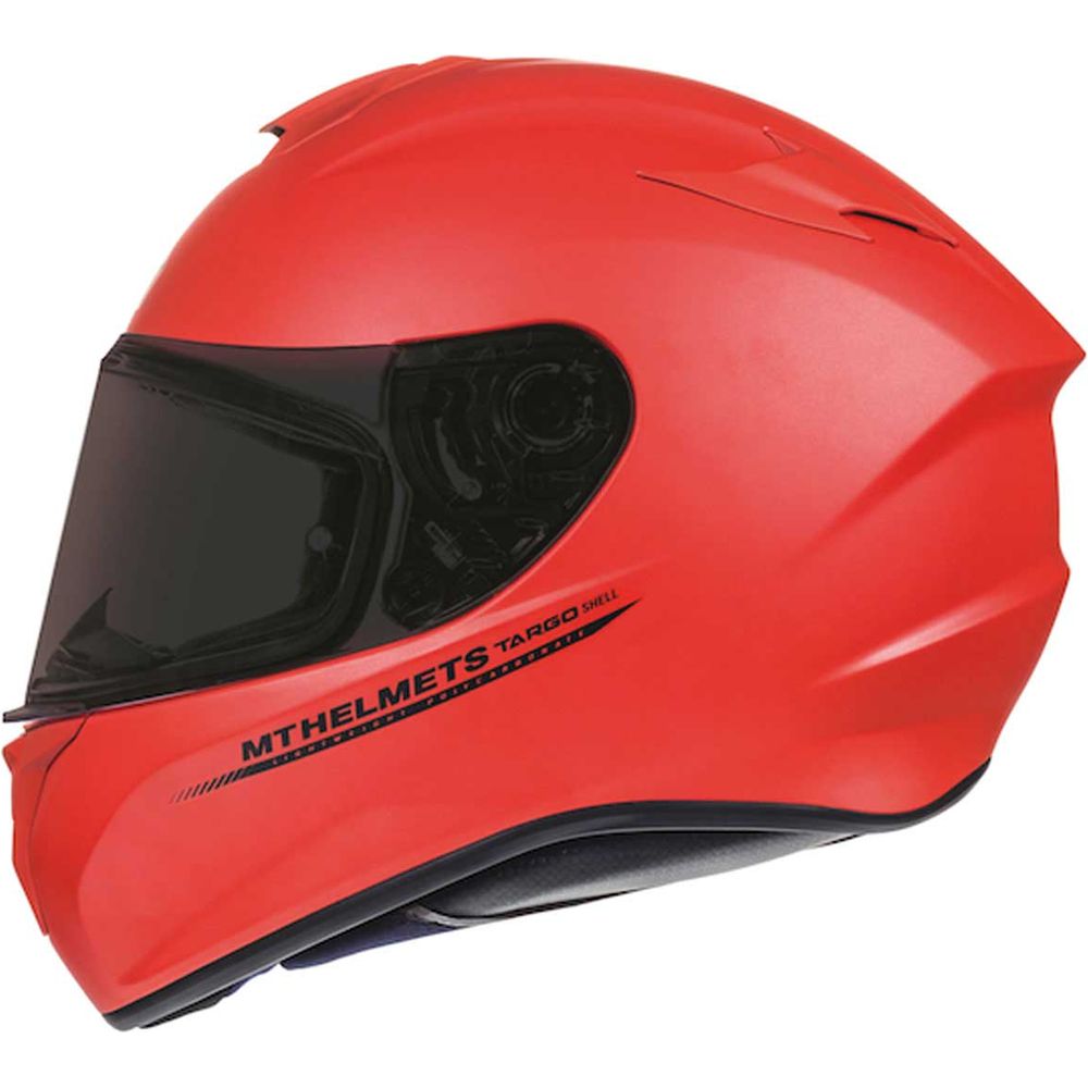 MT Targo Solid Full Face Helmet Matt Red FREE 1 YEAR Returns, FREE UK Delivery | ThrottleChimp