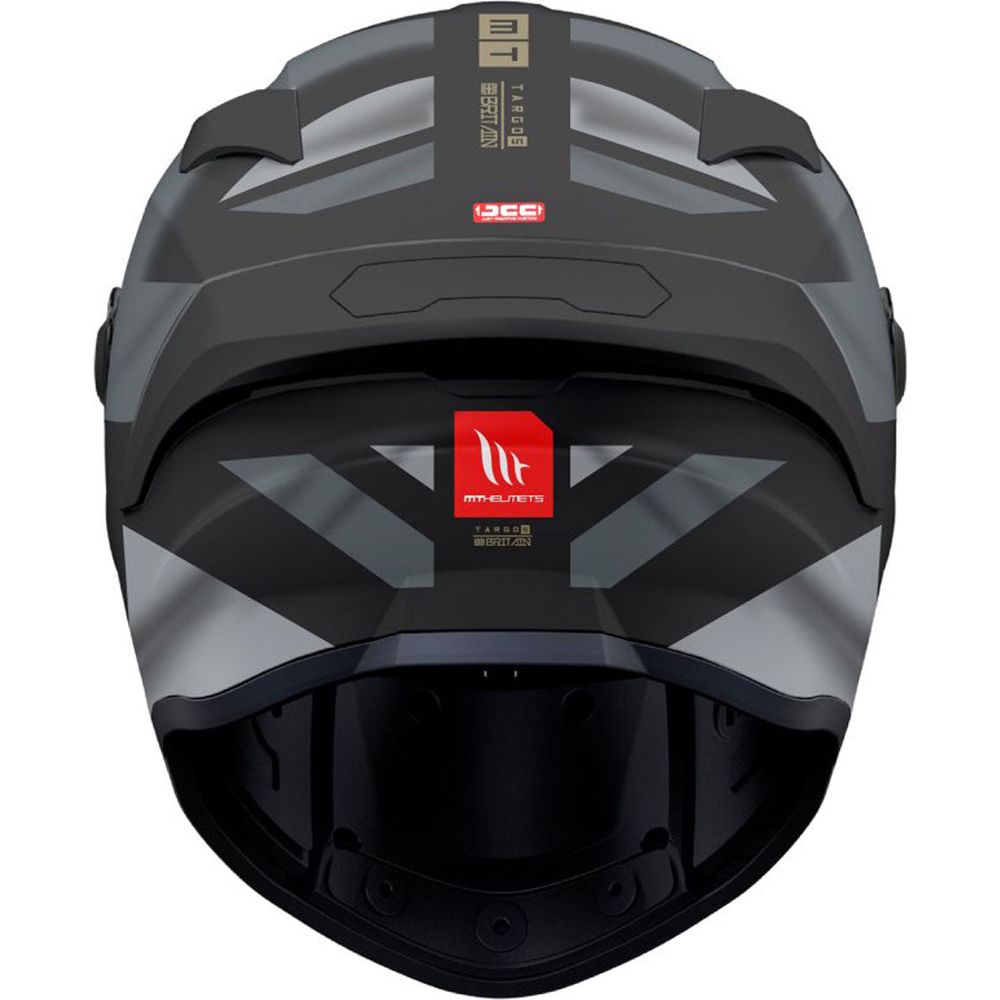 MT Targo S Britain A2 Full Face Helmet Matt Grey / Anthracite FREE 1 YEAR Returns, FREE UK Delivery | ThrottleChimp