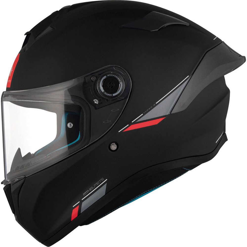 MT Targo S Solid ECE-22.06 Full Face Helmet Matt Black - ThrottleChimp