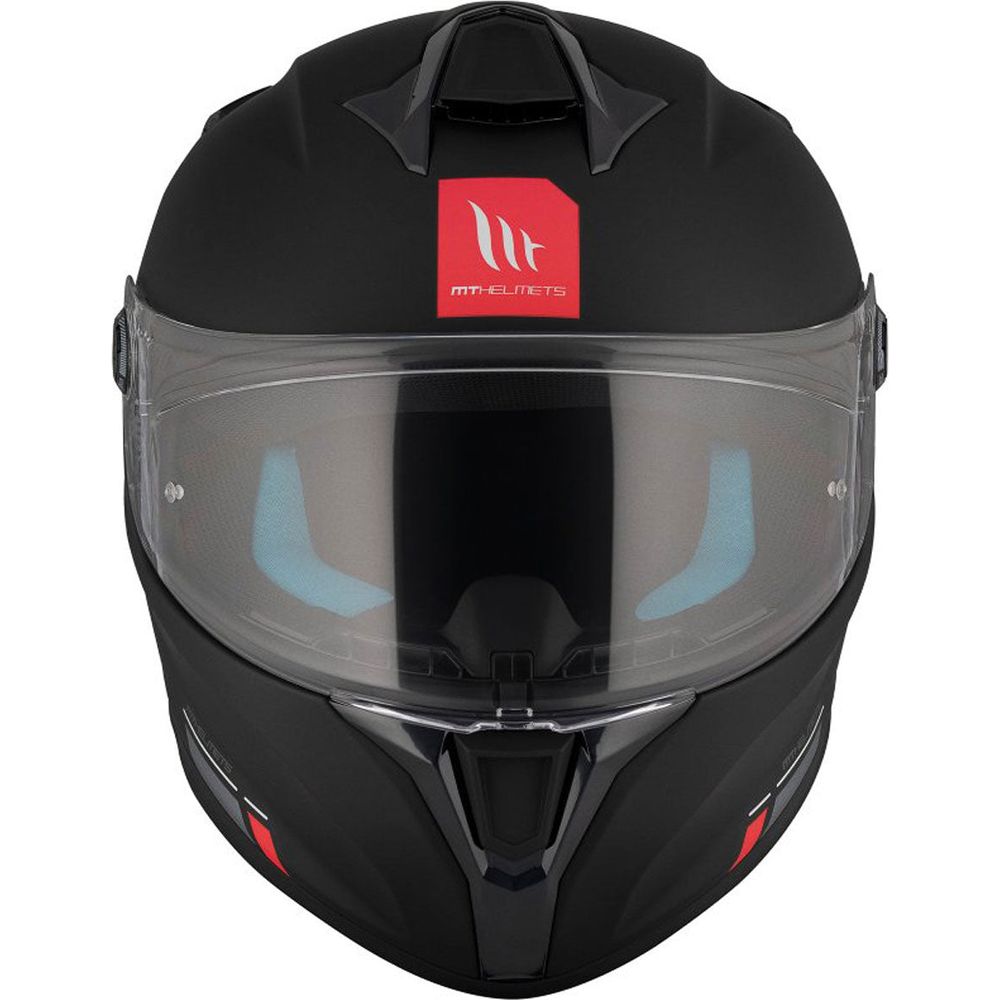 MT Targo S Solid ECE-22.06 Full Face Helmet Matt Black (Image 2) - ThrottleChimp