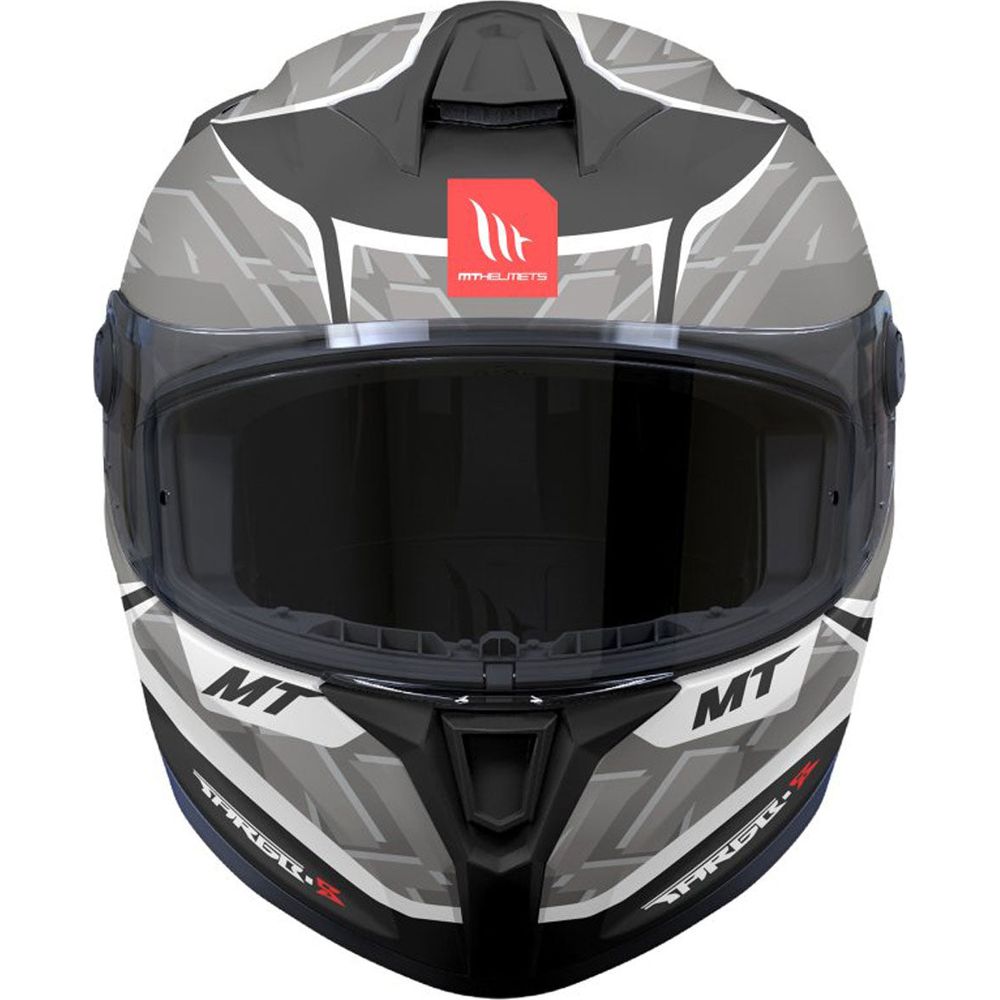 MT Targo S Surt B0 Full Face Helmet Matt Black / Grey (Image 2) - ThrottleChimp