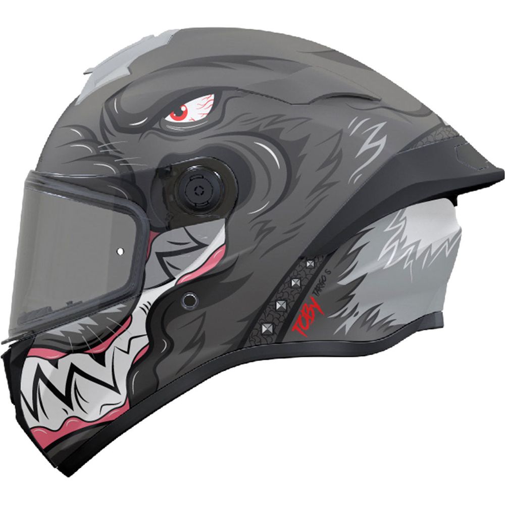 MT Targo S Toby C1 Full Face Helmet Matt Grey - ThrottleChimp