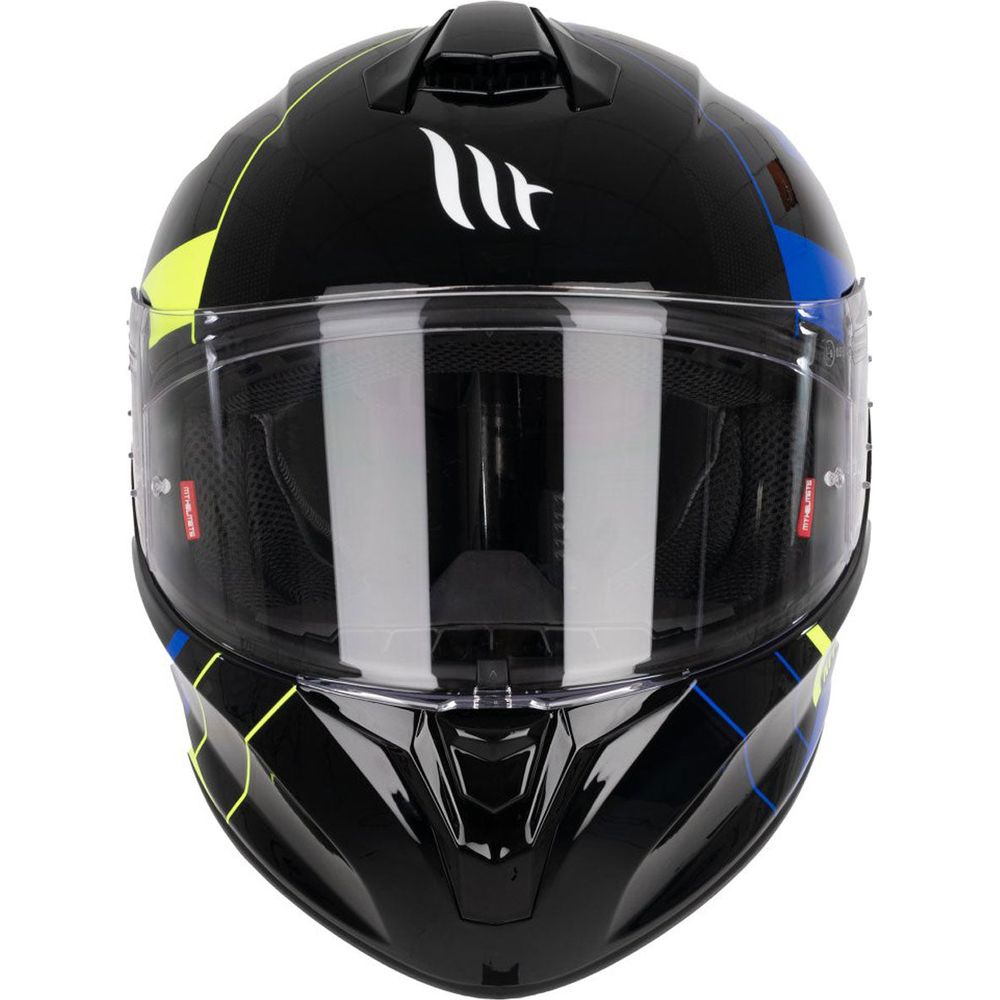 MT Targo Veneris A1 Full Face Helmet Gloss Blue FREE 1 YEAR Returns, FREE UK Delivery | ThrottleChimp