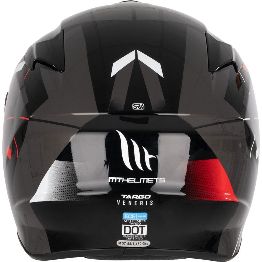 MT Targo Veneris A4 Full Face Helmet Gloss Red FREE 1 YEAR Returns, FREE UK Delivery | ThrottleChimp