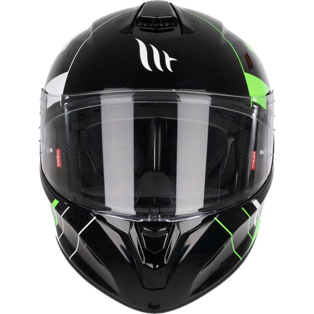 MT Targo Veneris A6 Full Face Helmet Gloss Fluo Green FREE 1 YEAR Returns, FREE UK Delivery | ThrottleChimp