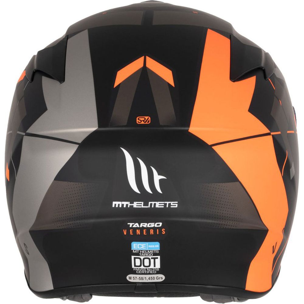 MT Targo Veneris B4 Full Face Helmet Matt Grey FREE 1 YEAR Returns, FREE UK Delivery | ThrottleChimp