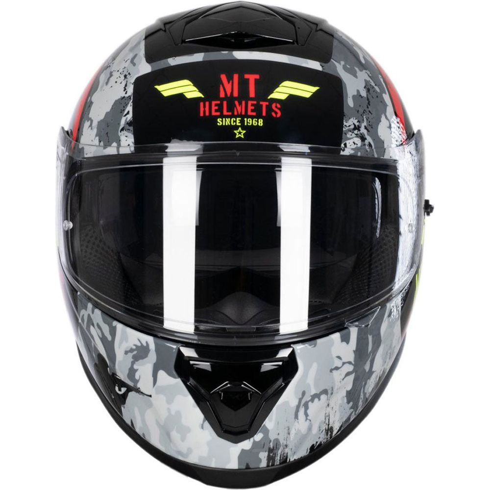 MT Thunder 3 Sniper Full Face Helmet Gloss Black / Fluo Yellow FREE 1 YEAR Returns, FREE UK Delivery | ThrottleChimp