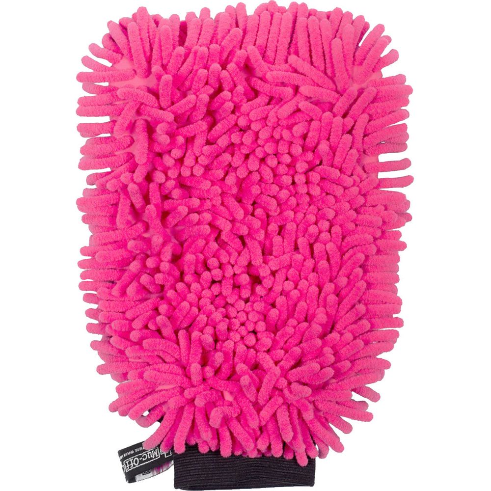 Muc-Off 2 In 1 Chennile Microfibre Washing Mitt Pink - ThrottleChimp