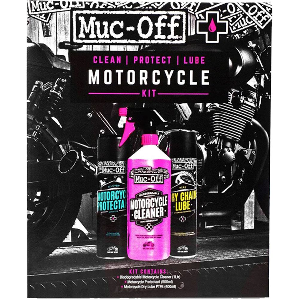 Muc-Off Motorcycle Clean, Protect & Lube Kit - ThrottleChimp