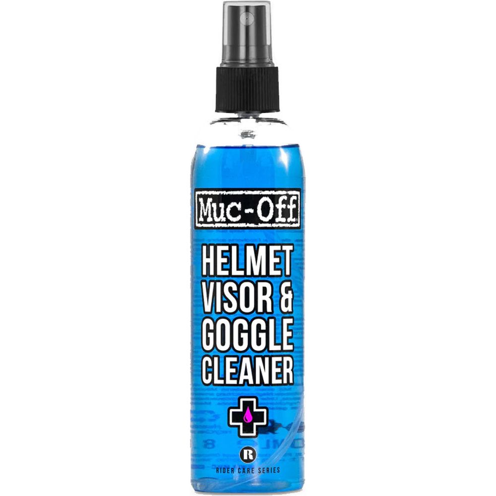 Muc-Off Helmet Visors & Goggles Cleaner - 250ml FREE 1 YEAR Returns, FREE UK Delivery | ThrottleChimp