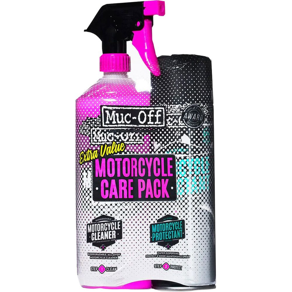 Muc-Off Motorcycle Duo Cleaning Care Kit FREE 1 YEAR Returns, FREE UK Delivery | ThrottleChimp