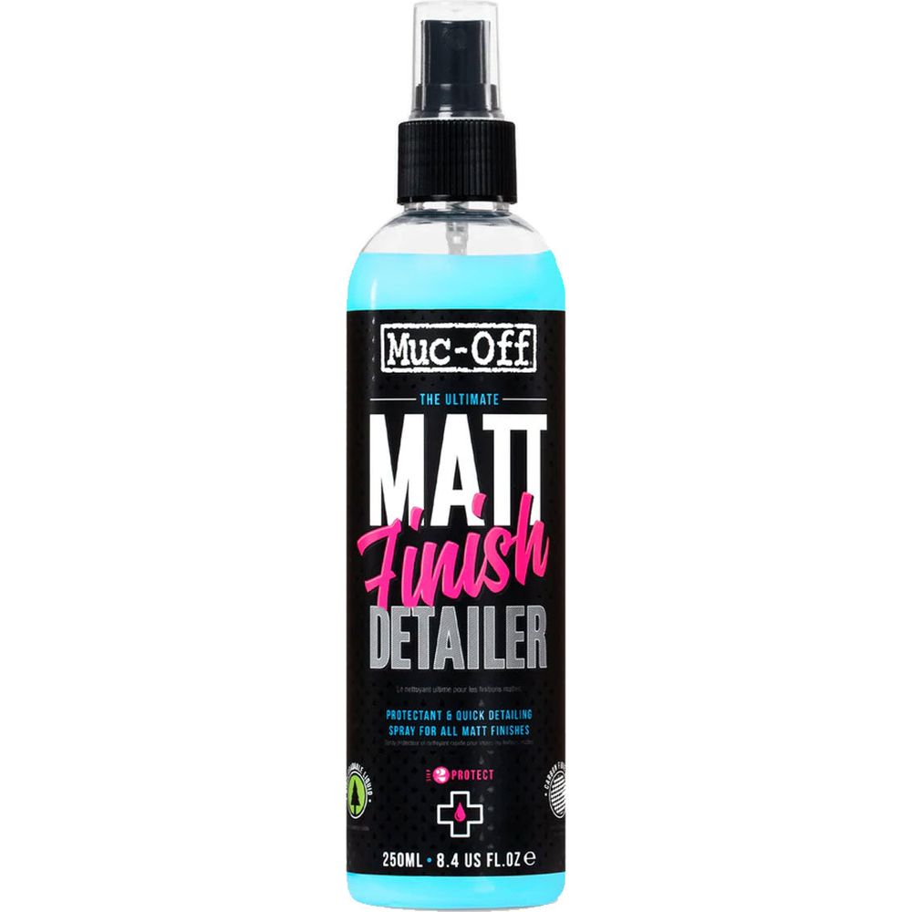 Muc-Off Motorcycle Matt Finish Detailer Spray - 250ml FREE 1 YEAR Returns, FREE UK Delivery | ThrottleChimp