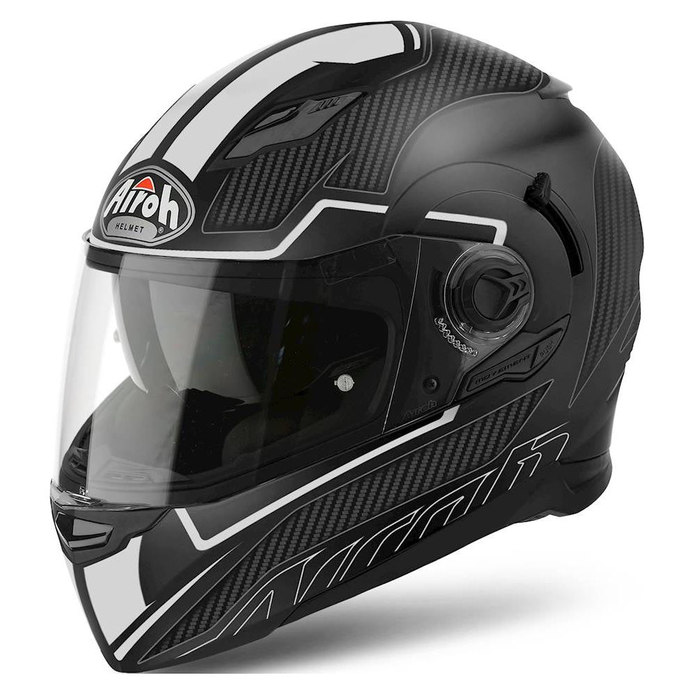 Airoh Movement S Full Face Helmet Faster Matt White - ThrottleChimp