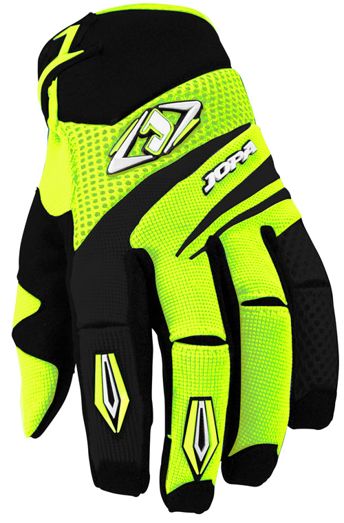 Jopa MX-4 MX Gloves Black / Fluo Yellow FREE 1 YEAR Returns, FREE UK Delivery | ThrottleChimp