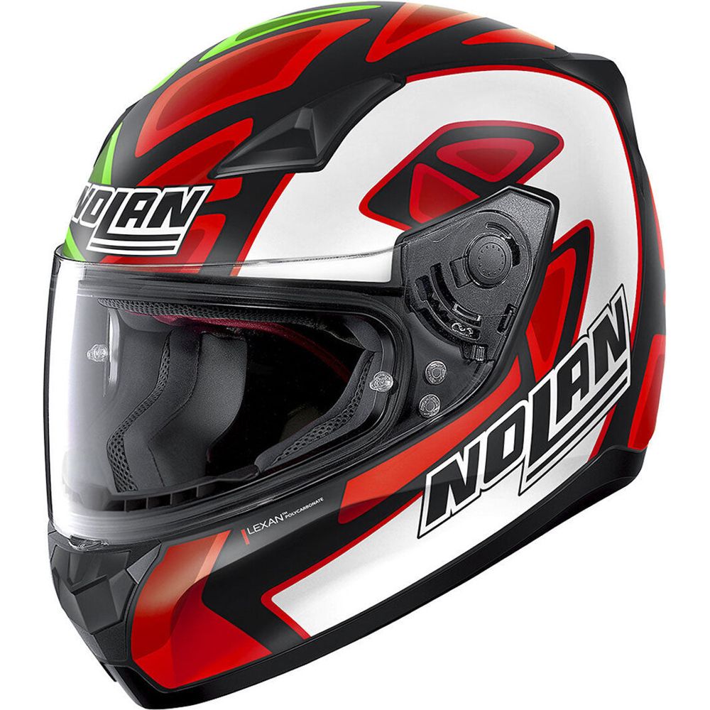 Nolan N60 5 Full Face Helmet Flat Black - ThrottleChimp