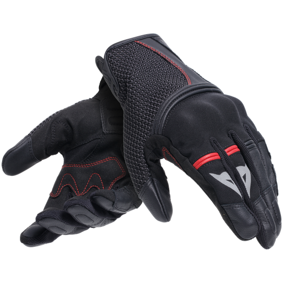 Dainese Namib Summer Textile Gloves Black / Black (Image 5) - ThrottleChimp