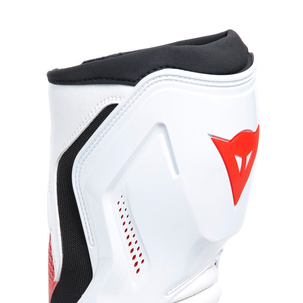 Dainese Nexus 2 Air Leather Boots Black / White / Lava Red (Image 7) - ThrottleChimp