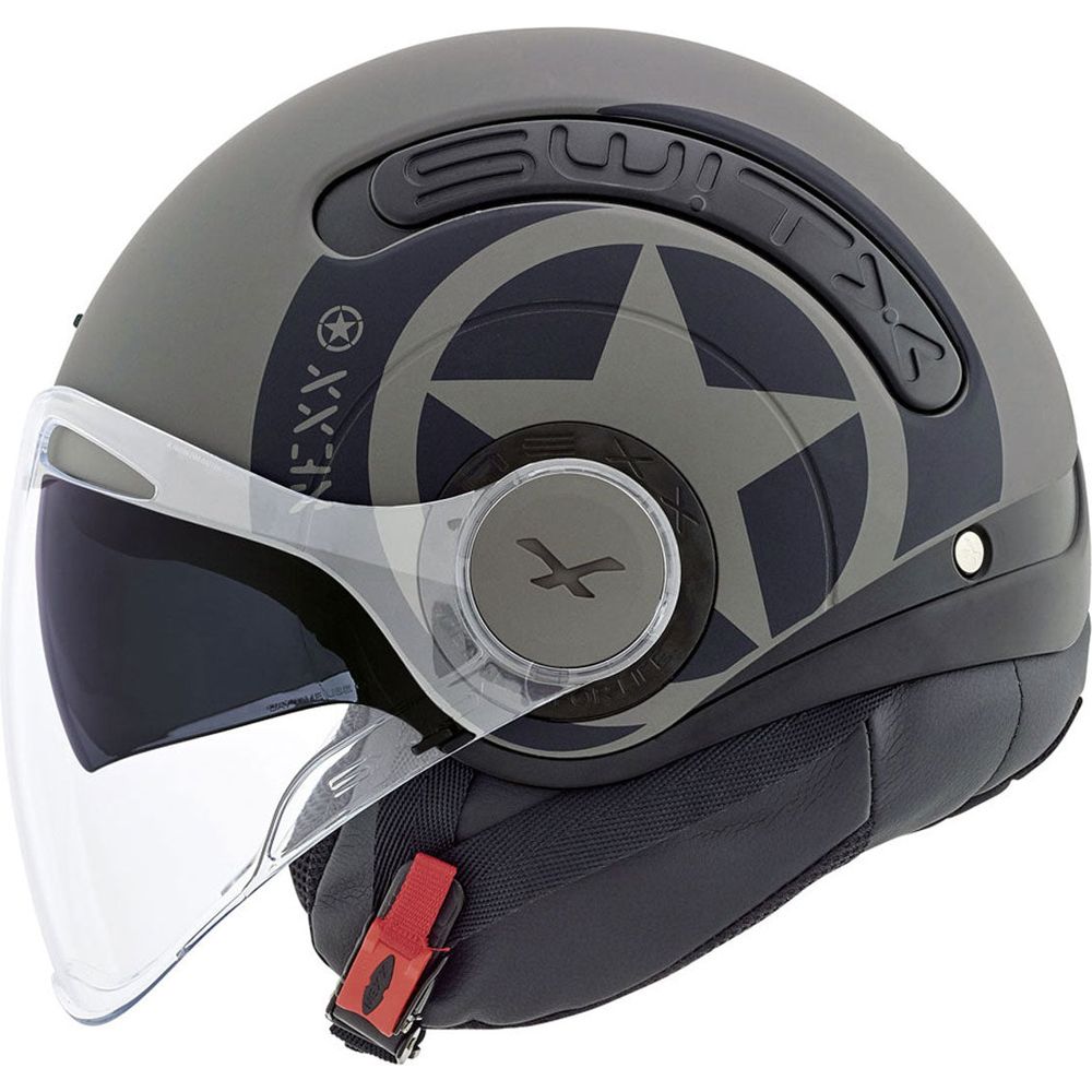 Nexx SX10 Hero Open Face Helmet Matt Concrete Grey FREE 1 YEAR Returns, FREE UK Delivery | ThrottleChimp