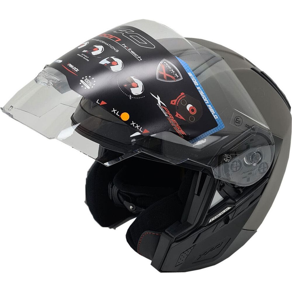 Nexx X.40 Maxijet Flip Up Helmet Concrete - ThrottleChimp