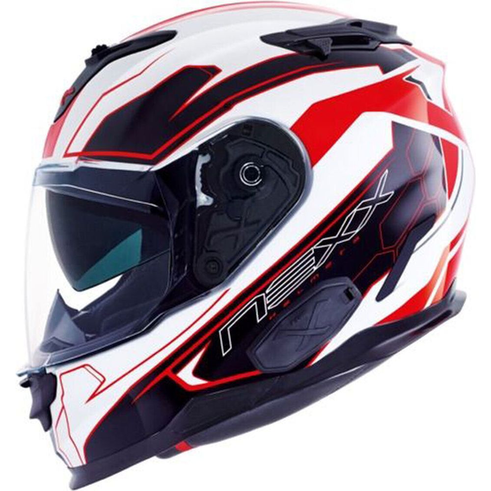 Nexx X.T1 Full Face Helmet Lotus Red / White - ThrottleChimp