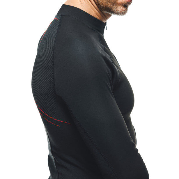 Dainese No Wind Thermo Long Sleeves Base Layer Top Black (Image 10) - ThrottleChimp