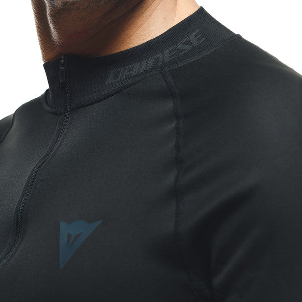 Dainese No Wind Thermo Long Sleeves Base Layer Top Black (Image 11) - ThrottleChimp