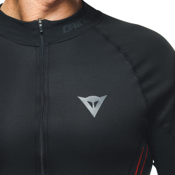 Dainese No Wind Thermo Long Sleeves Base Layer Top Black (Image 8) - ThrottleChimp