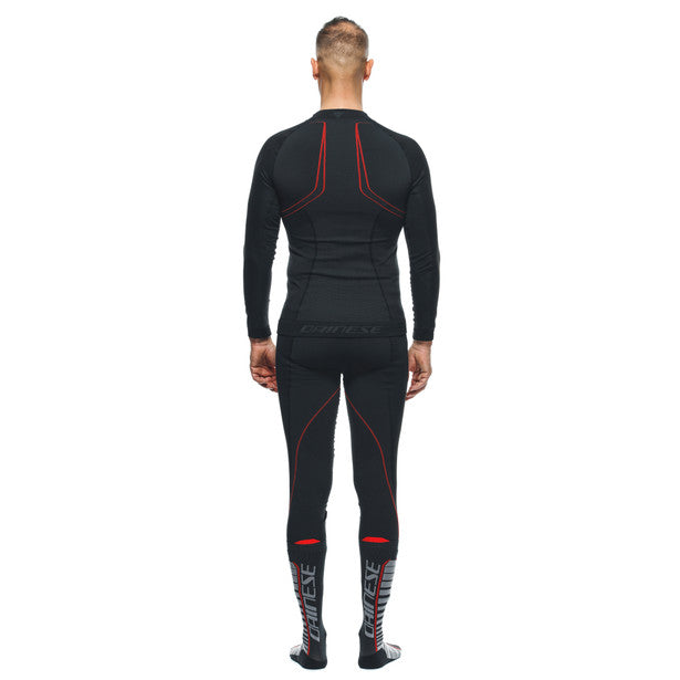 Dainese No Wind Thermo Long Sleeves Base Layer Top Black (Image 5) - ThrottleChimp