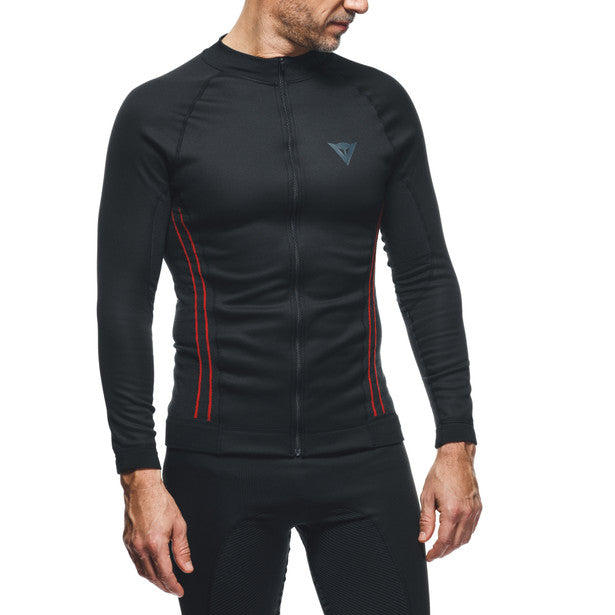 Dainese No Wind Thermo Long Sleeves Base Layer Top Black (Image 6) - ThrottleChimp