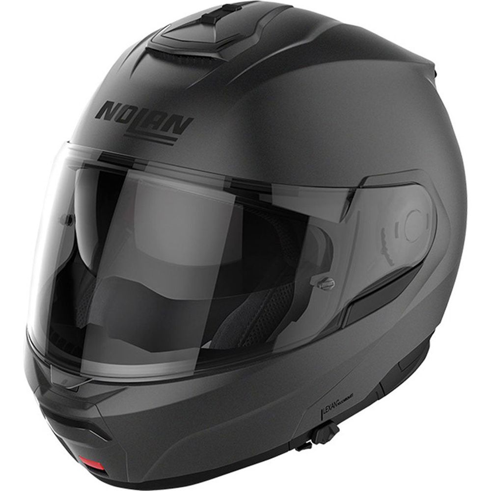 Nolan N100-6 Classic N-Com Modular Flip-Up Helmet Flat Vulcan Grey - ThrottleChimp