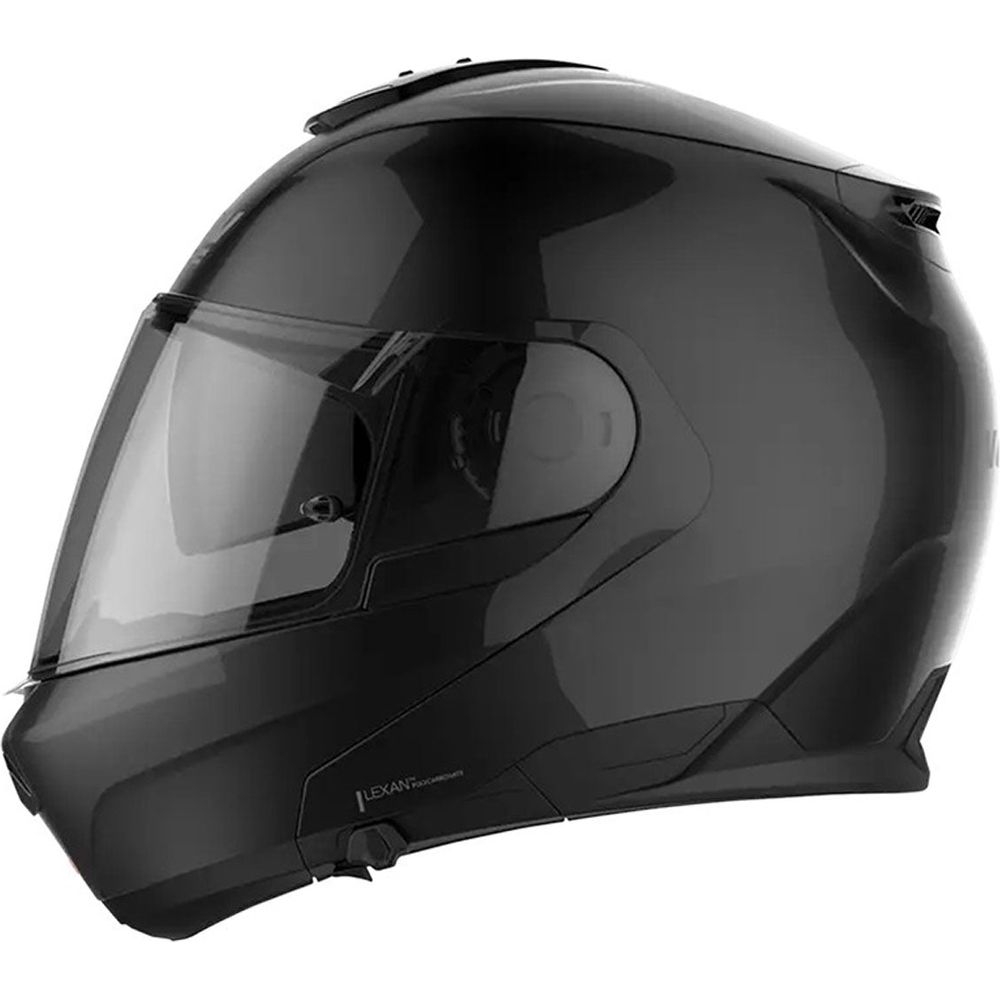 Nolan N100-6 Classic N-Com Modular Flip-Up Helmet Gloss Black (Image 4) - ThrottleChimp