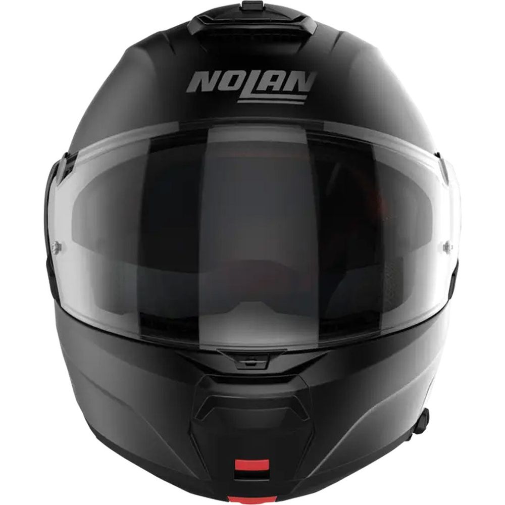 Nolan N100-6 Classic N-Com Modular Flip-Up Helmet Flat Black (Image 4) - ThrottleChimp