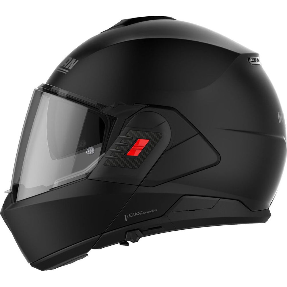 Nolan N120-1 Classic N-Com Modular Flip-Up Helmet Flat Black (Image 4) - ThrottleChimp