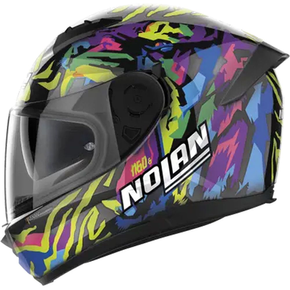 Nolan N60-6 Barrio Full Face Helmet Metal Black / Multi (Image 3) - ThrottleChimp