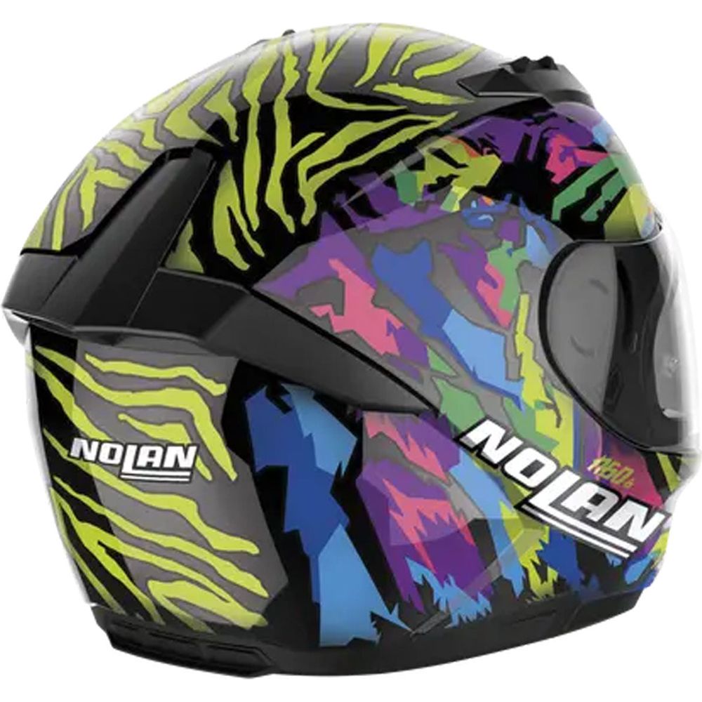 Nolan N60-6 Barrio Full Face Helmet Metal Black / Multi (Image 4) - ThrottleChimp