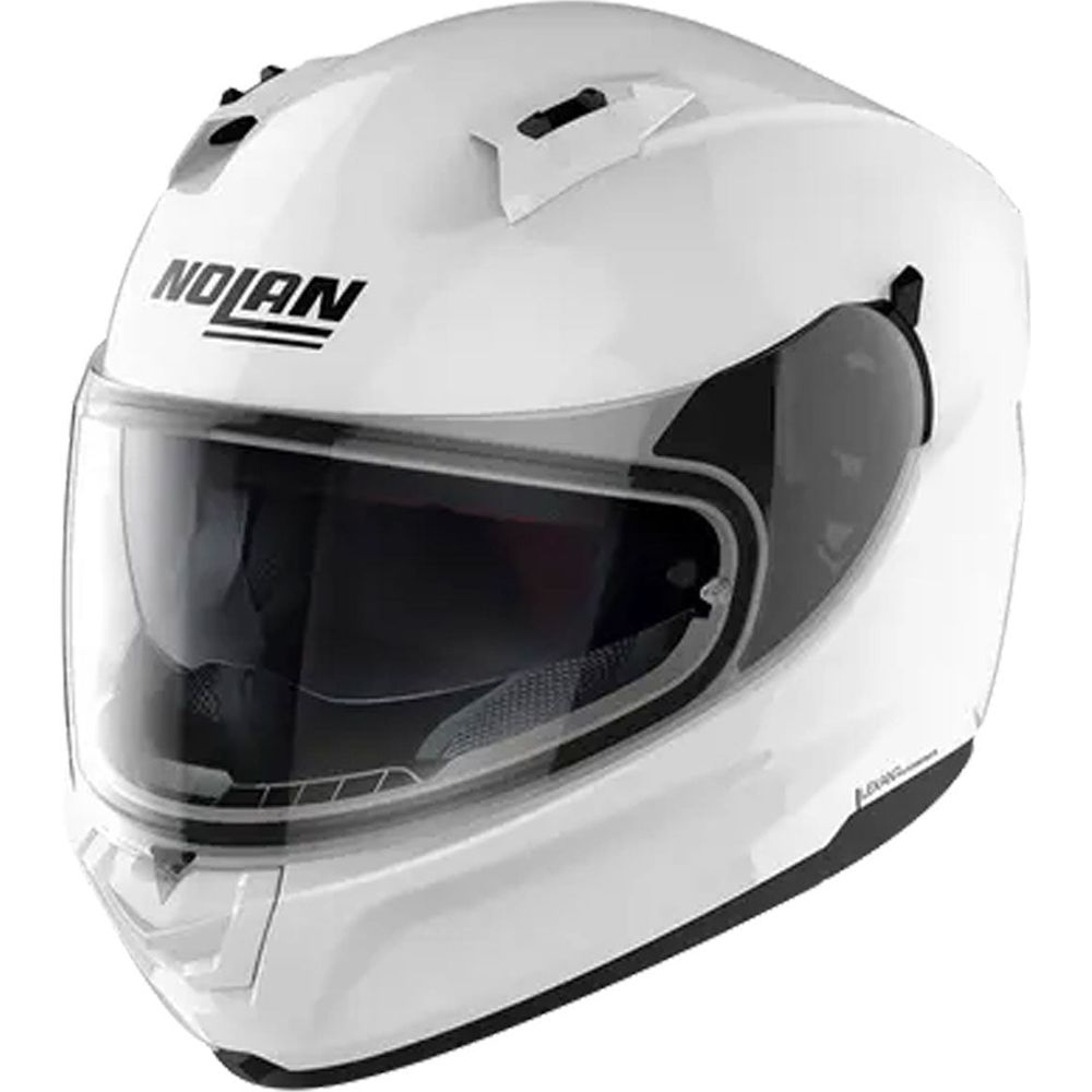 Nolan N60-6 Classic Full Face Helmet Metal White - ThrottleChimp