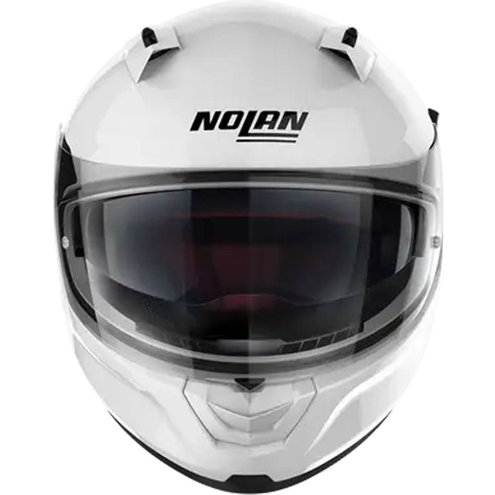 Nolan N60-6 Classic Full Face Helmet Metal White (Image 2) - ThrottleChimp