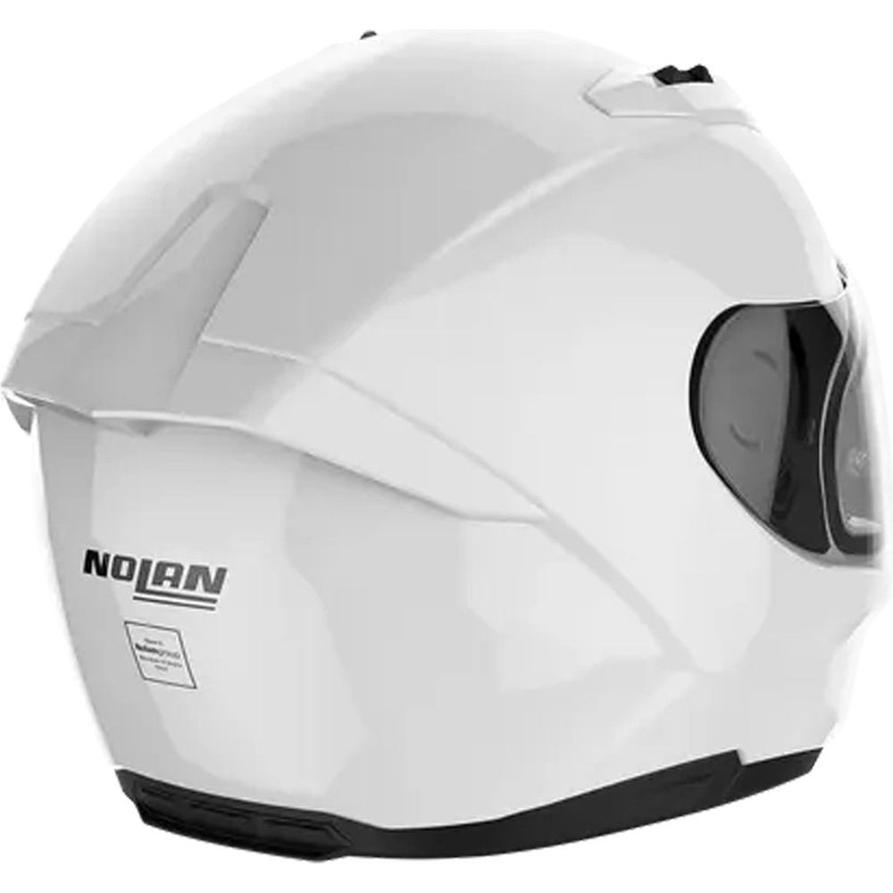 Nolan N60-6 Classic Full Face Helmet Metal White (Image 4) - ThrottleChimp