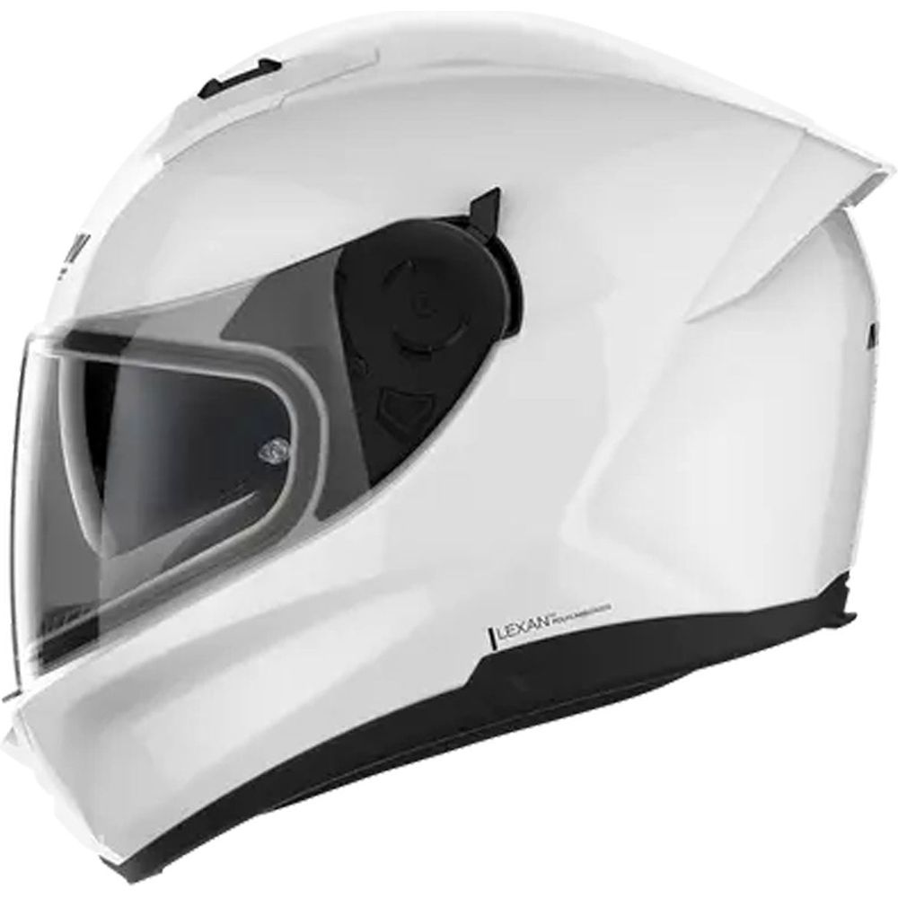 Nolan N60-6 Classic Full Face Helmet Metal White (Image 3) - ThrottleChimp