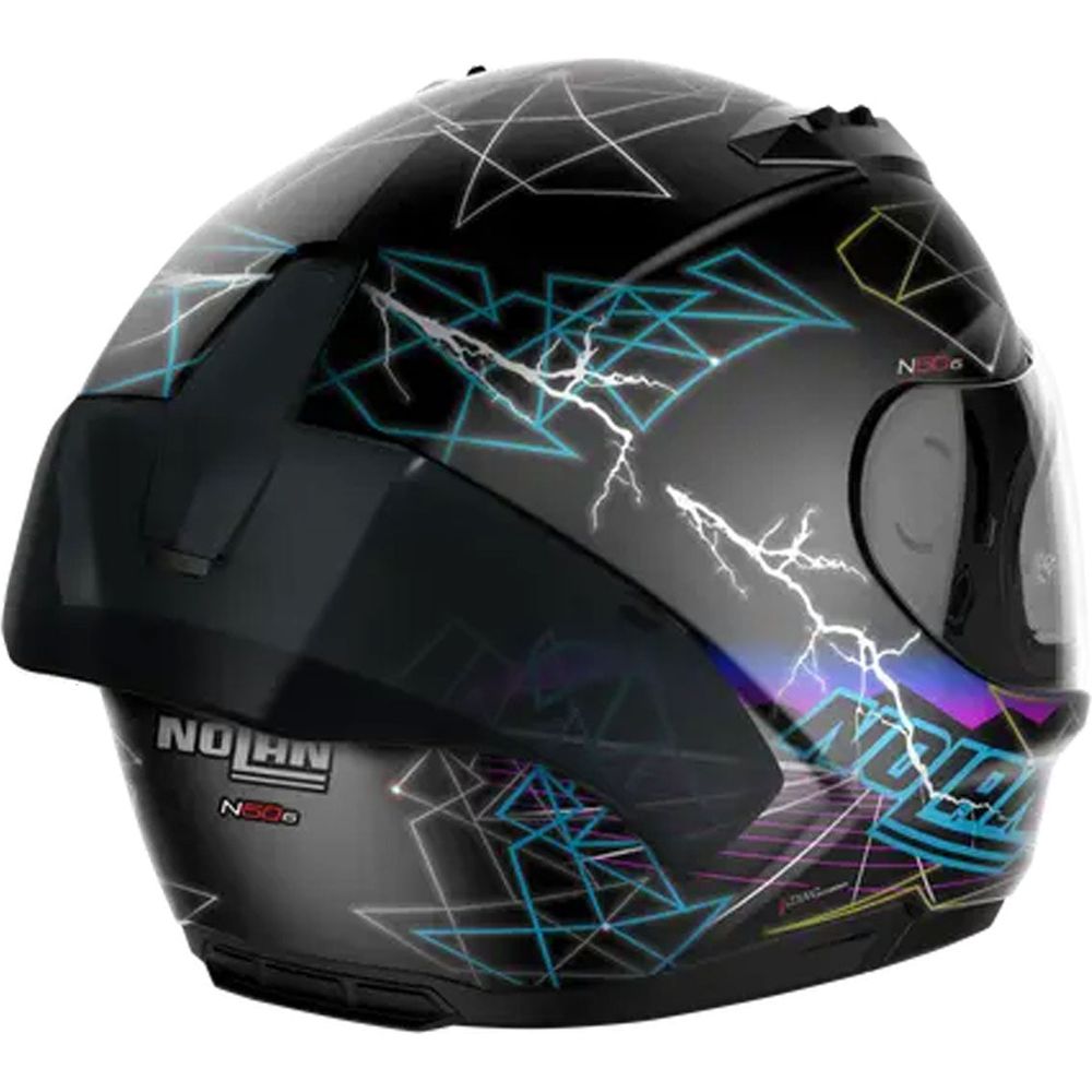 Nolan N60-6 Sport Raindance Full Face Helmet Flat Black (Image 3) - ThrottleChimp