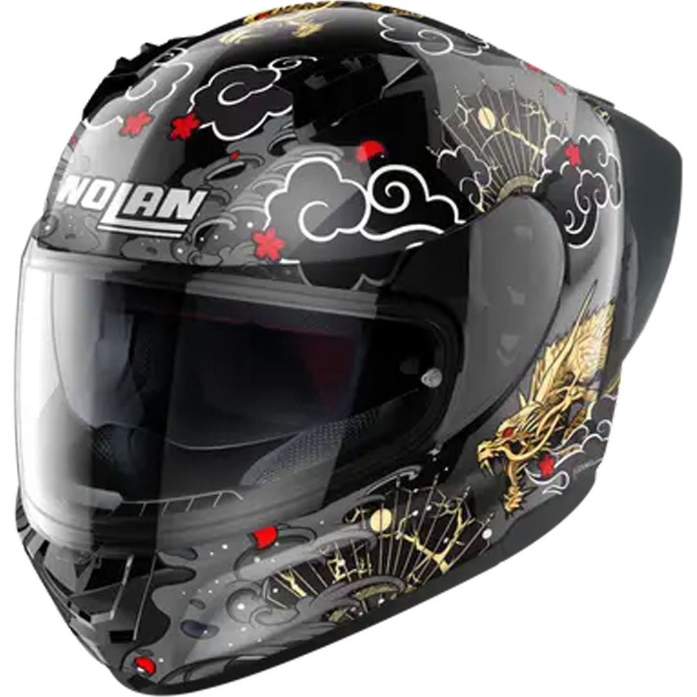 Nolan N60-6 Sport Wyvern Full Face Helmet Metal Black FREE 1 YEAR Returns, FREE UK Delivery | ThrottleChimp