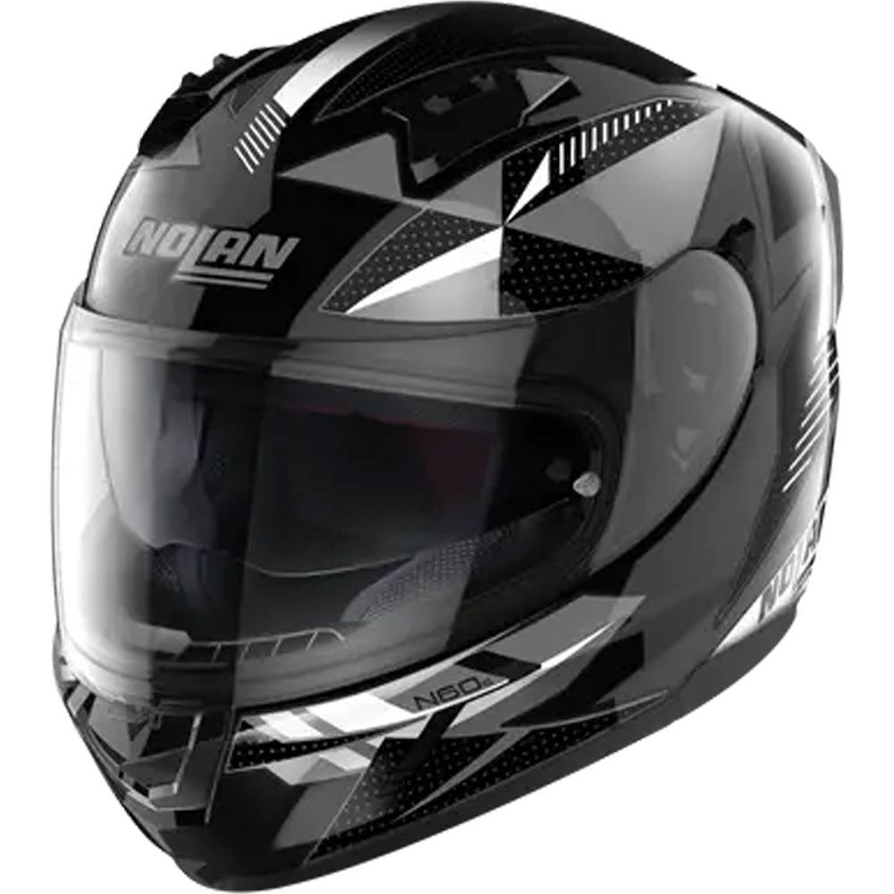 Nolan N60-6 Wiring Full Face Helmet Metal Black / White - ThrottleChimp