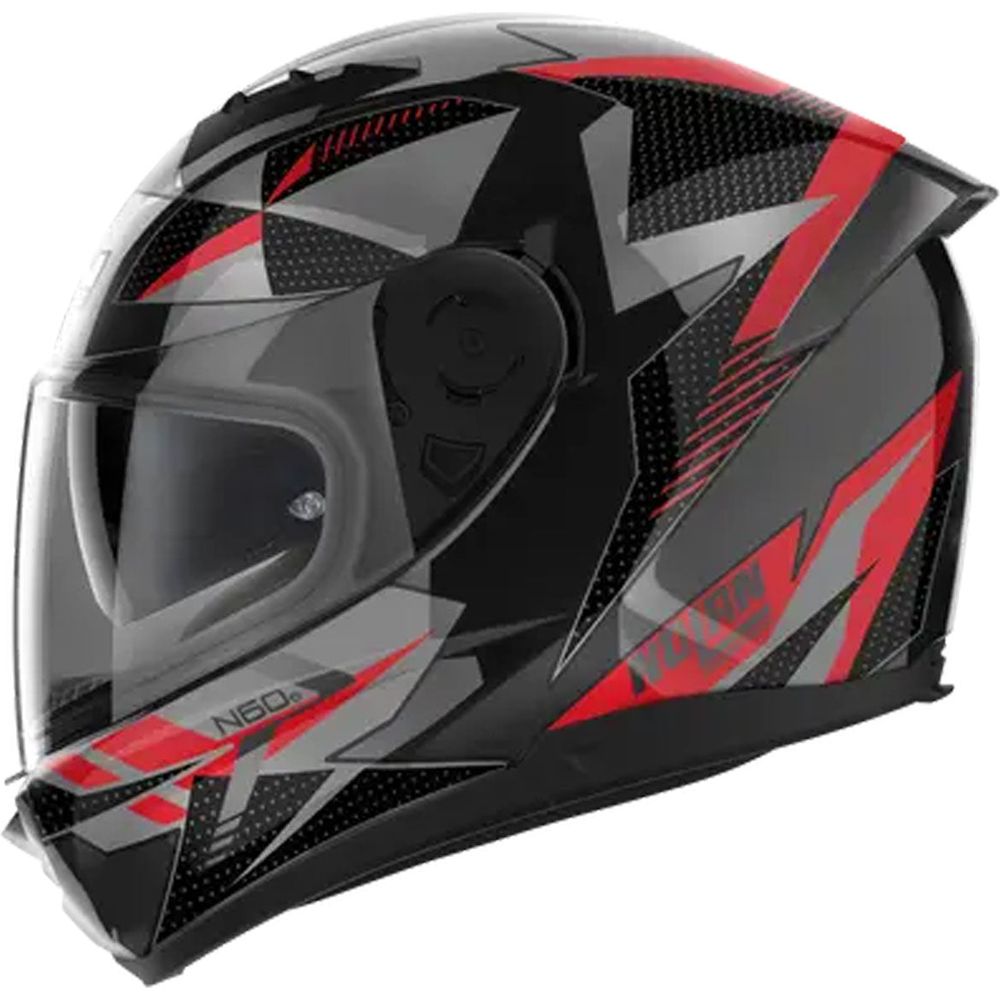 Nolan N60-6 Wiring Full Face Helmet Metal Black / Red FREE 1 YEAR Returns, FREE UK Delivery | ThrottleChimp