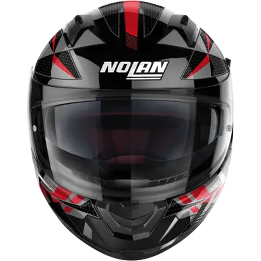 Nolan N60-6 Wiring Full Face Helmet Metal Black / Red (Image 2) - ThrottleChimp