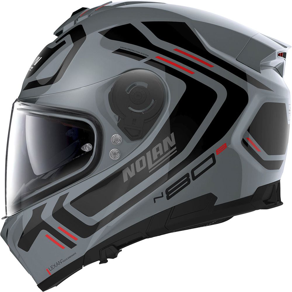 Nolan N80-8 Ally N-Com Full Face Helmet Slate Grey (Image 6) - ThrottleChimp