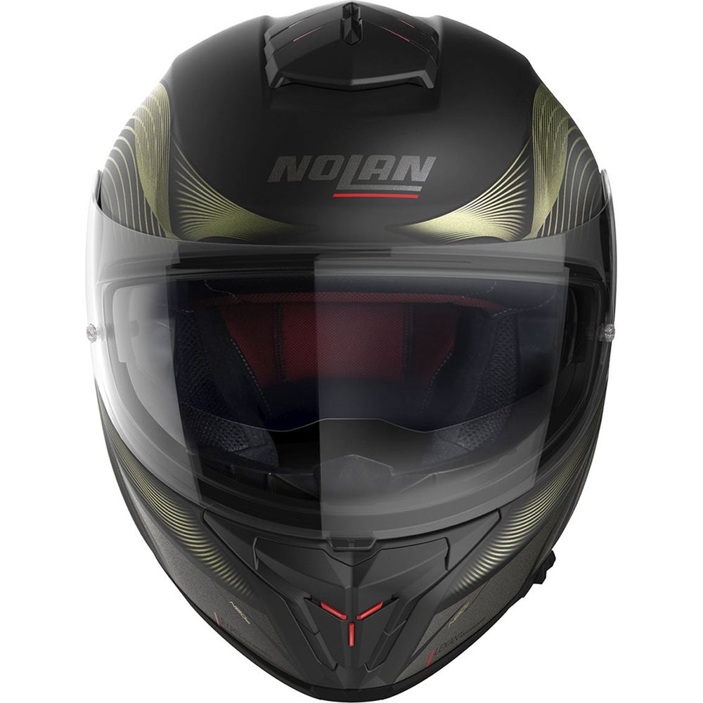 Nolan N80-8 Powerglide N-Com Full Face Helmet Flat Black / Gold (Image 2) - ThrottleChimp