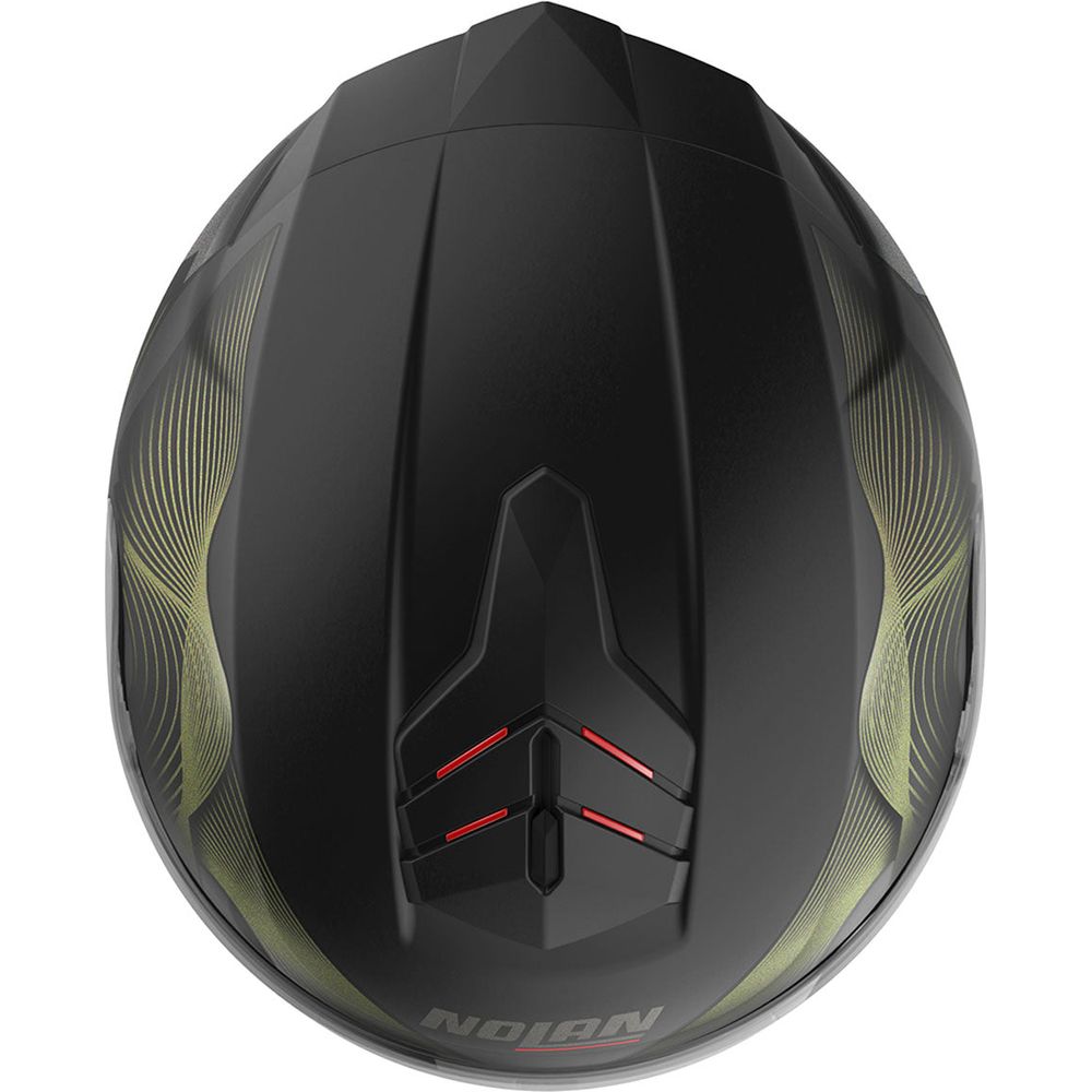 Nolan N80-8 Powerglide N-Com Full Face Helmet Flat Black / Gold (Image 5) - ThrottleChimp